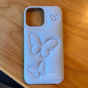 iPhone 13 Pro Max Case Urban Sophistication - The Dough Case/Bright Butterfly